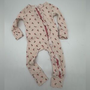 Angel Dear Thermal Cherry Print Kids One Piece Sleeper